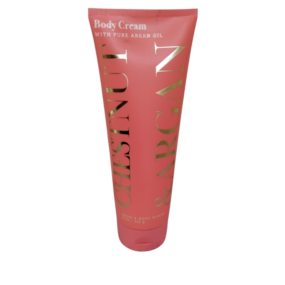 Bath And Body Works Chestnut & Argan 8 oz Moisturizing Body Cream